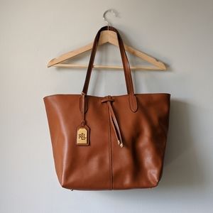 Camel Ralph Lauren Shoulder Bag